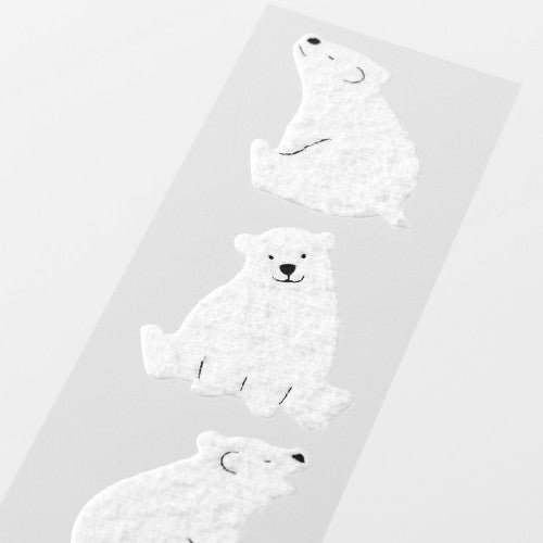 Polar Bear Letter Set & Fluffy Stickers