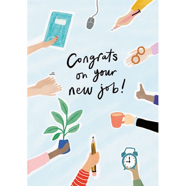 Congrats New Job Card