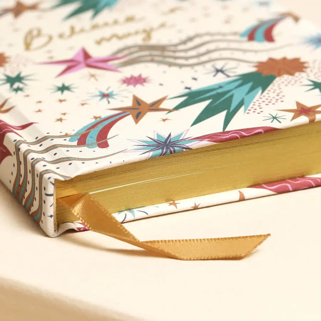 Small Cream Magic Shooting Star Notebook