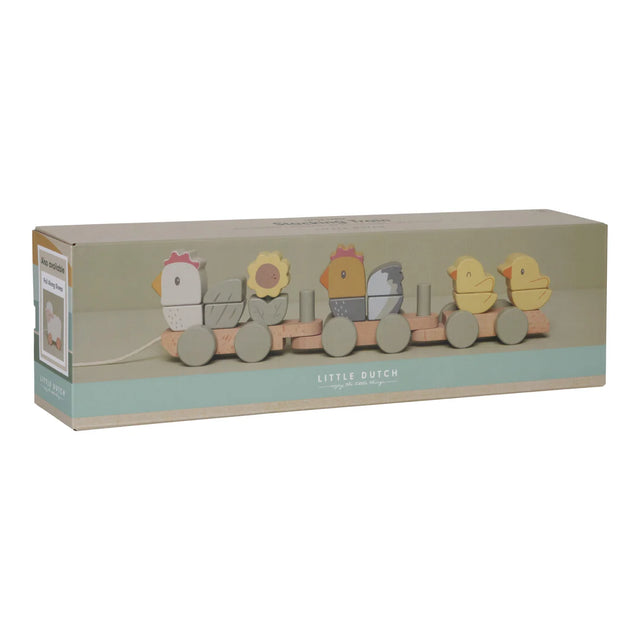 Little Farm Chicken Stacking Train