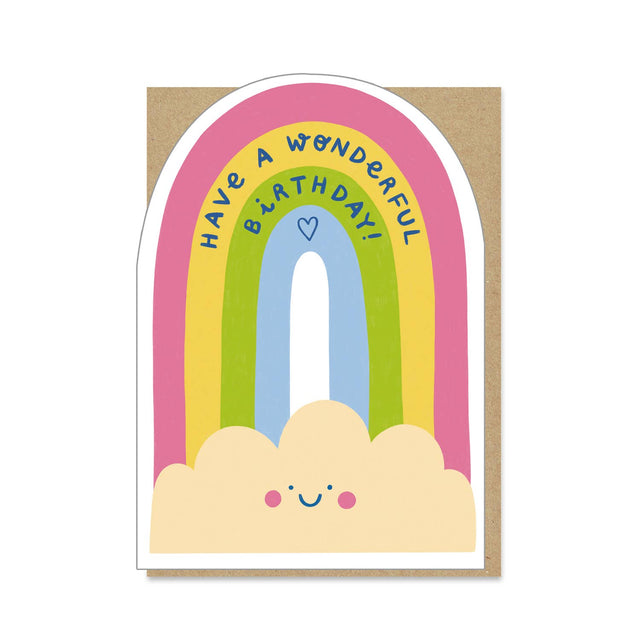 Wonderful Birthday Rainbow Card