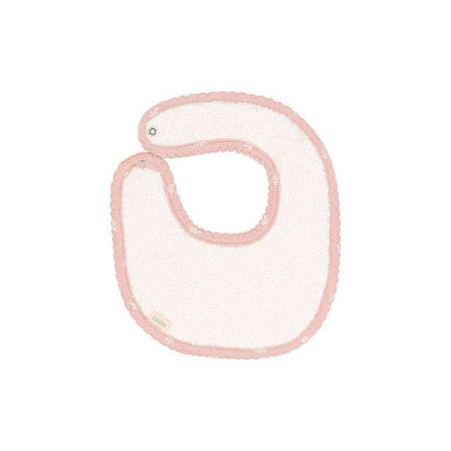 Pink Leaf Baby Bib