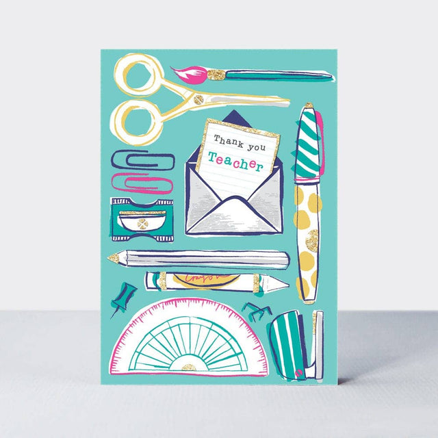 Stationery Teacher Card