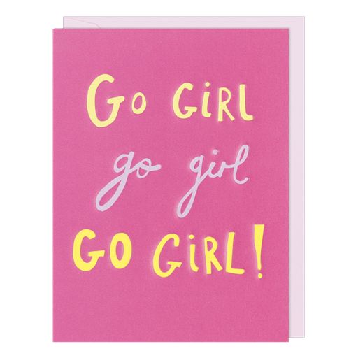 Go Girl Mini Card