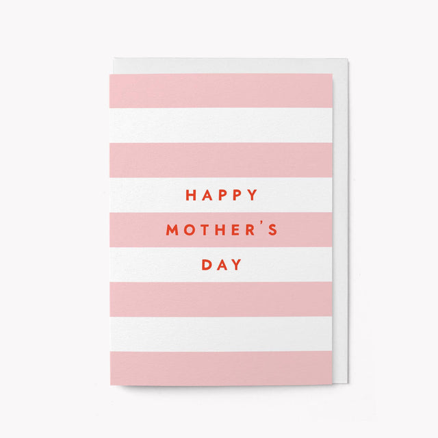 Happy Mother's Day Stripe Card