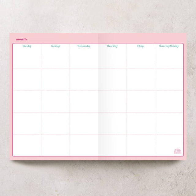 Pink Hearts 2024 Planner
