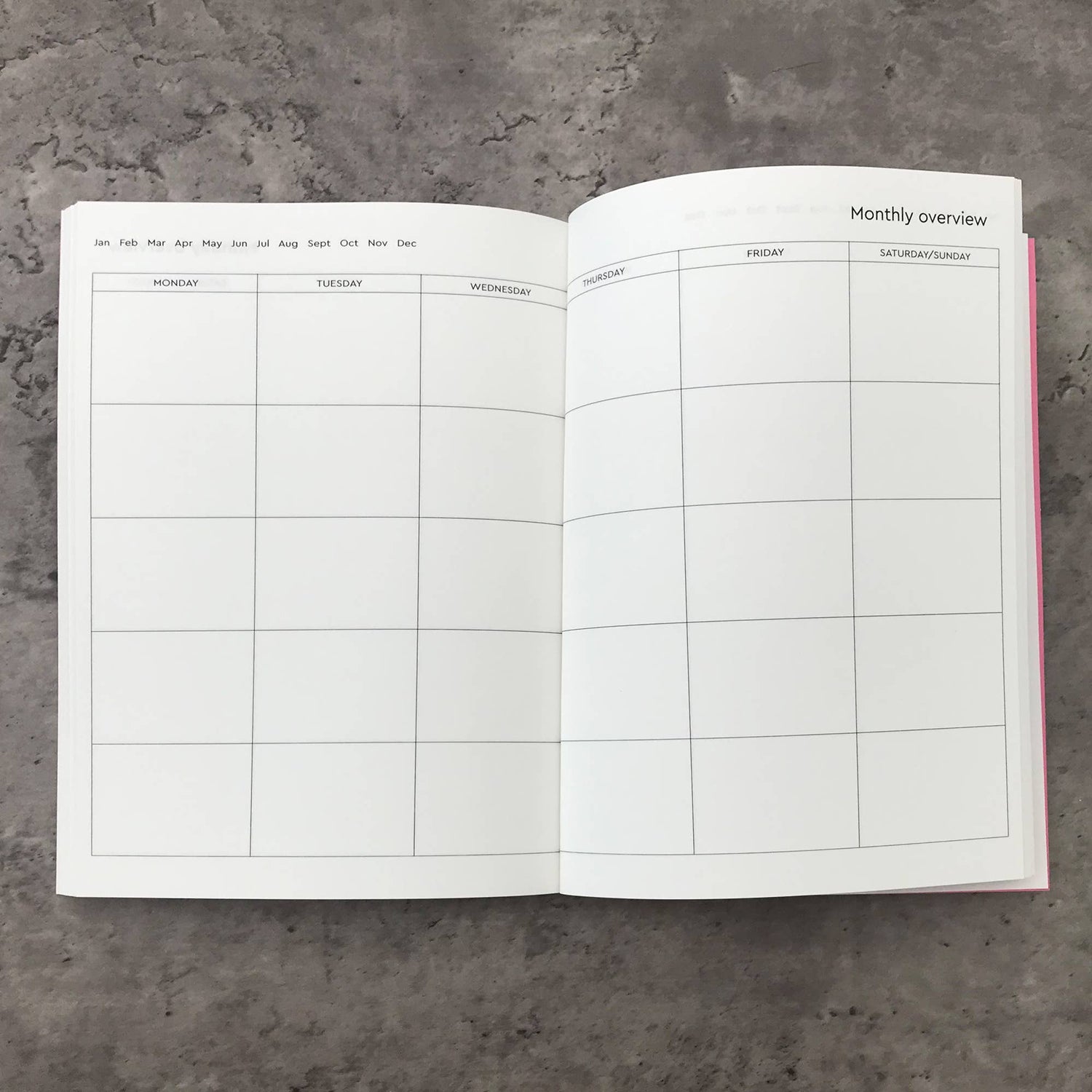 Pink Stripe 2024 Planner