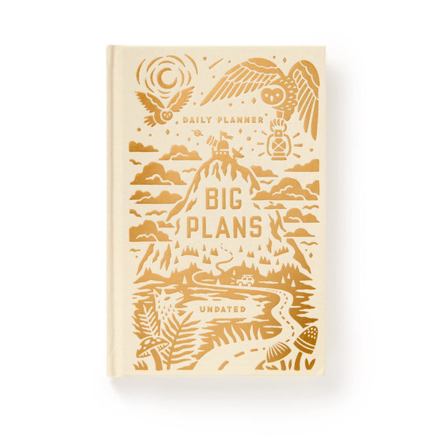 Big Plans I'll Cancel Later Undated Planner