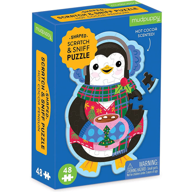 Scratch & Sniff Puzzle: Hot Cocoa Penguin