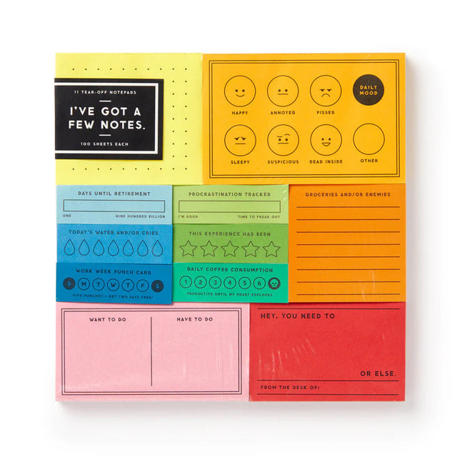 I've Got A Few Notes: Sticky Note Set