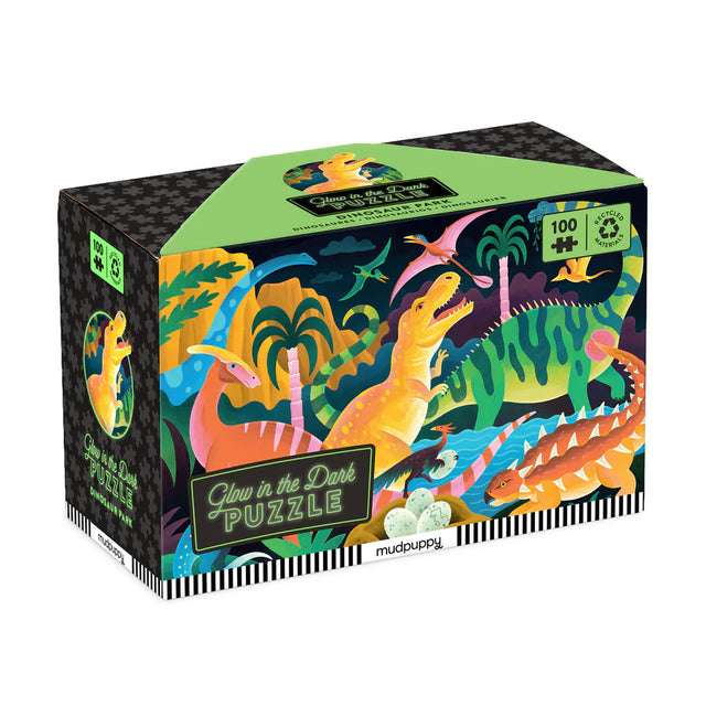 Dinosaur Park Glow In The Dark Puzzle