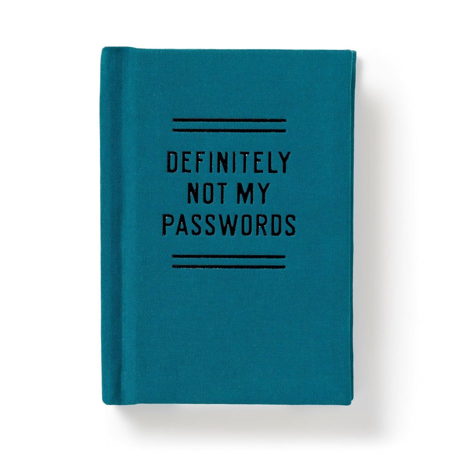 Definitely Not My Passwords Mini Notebook