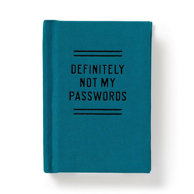 Definitely Not My Passwords Mini Notebook