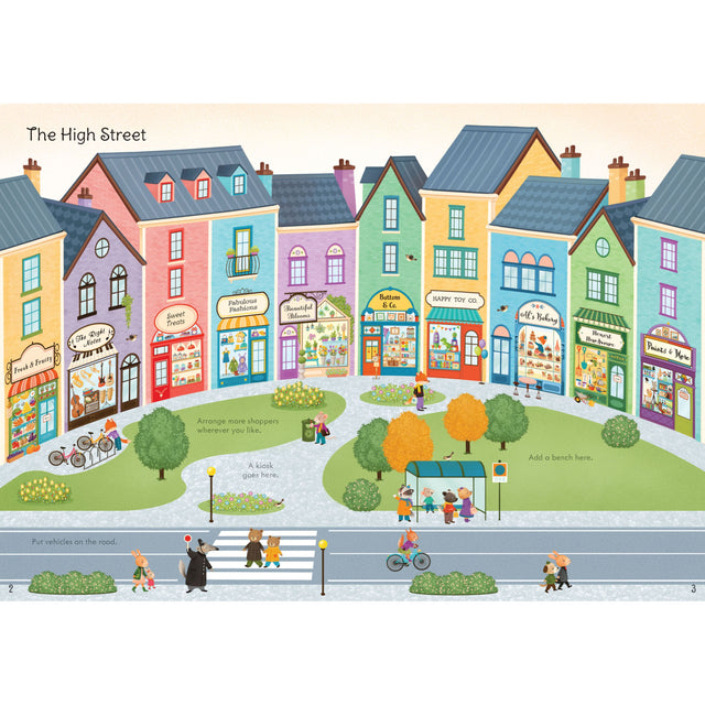 Little First Sticker Book: Shops