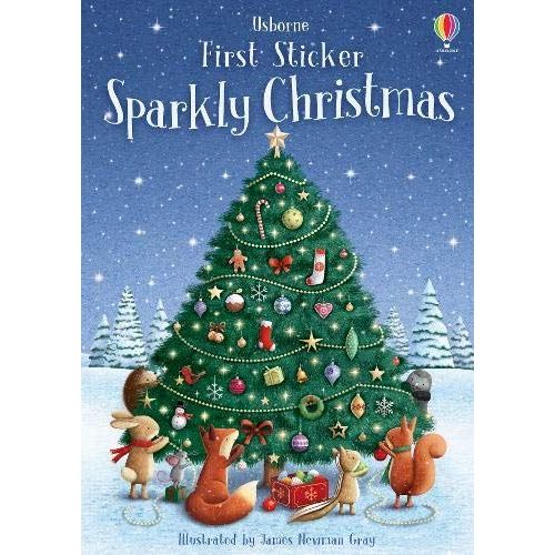 First Sticker Sparkly Christmas Book