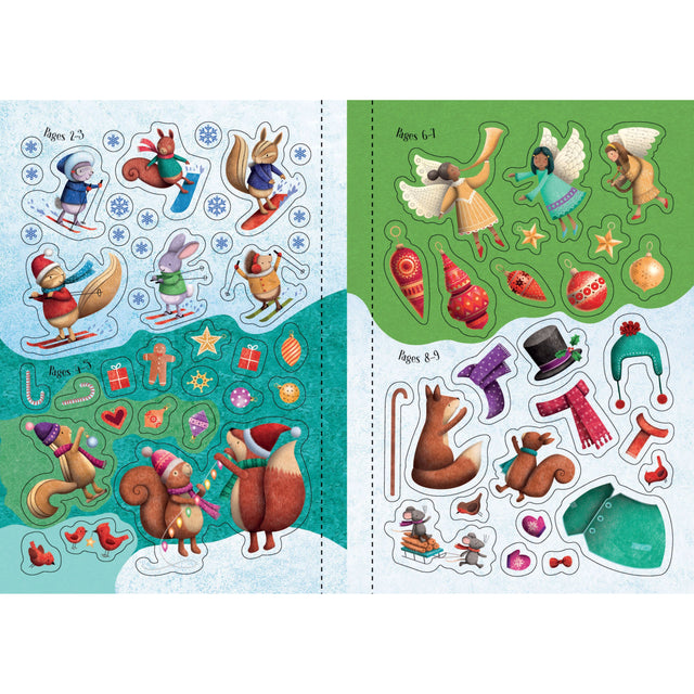 First Sticker Sparkly Christmas Book