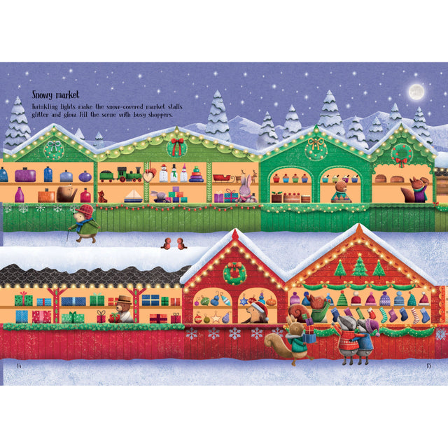 First Sticker Sparkly Christmas Book