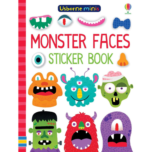 Monster Faces Sticker Book