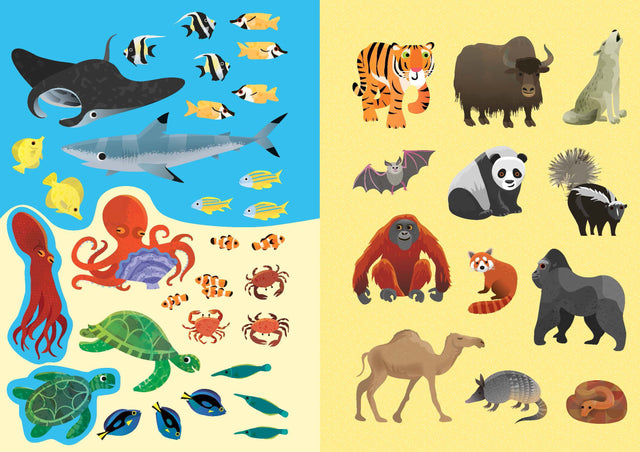 Little First Stickers: Animals
