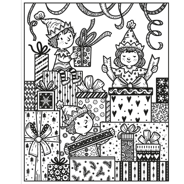 Enchanted Christmas Magic Painting Book