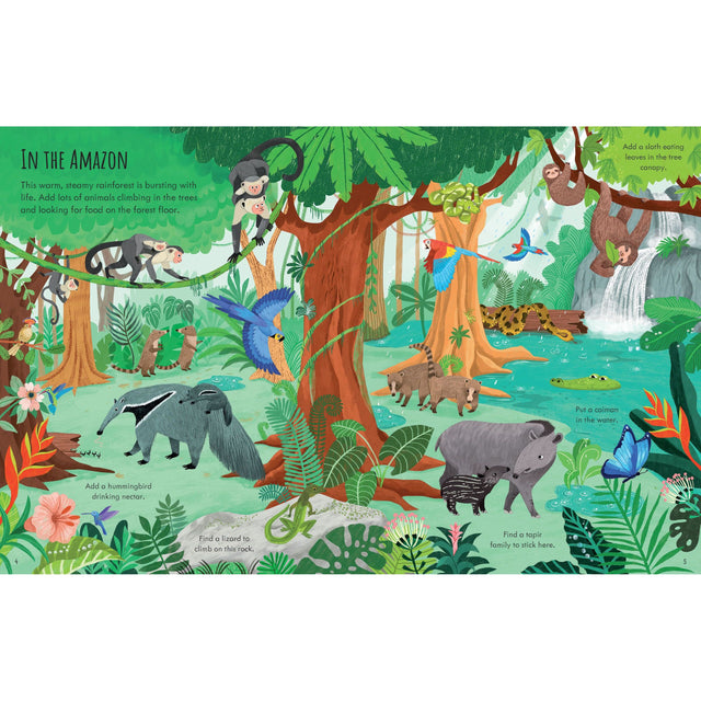 Planet Earth Sticker Book
