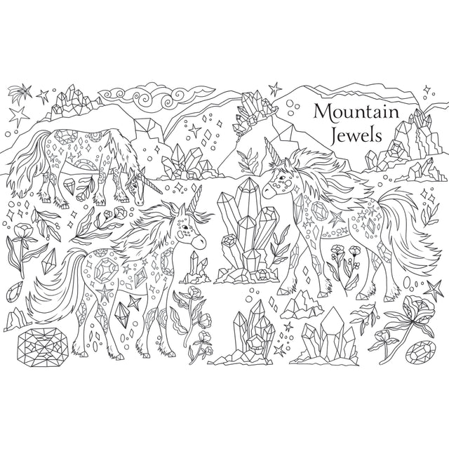 Magical Unicorn Society: Baby Unicorns Colouring Book