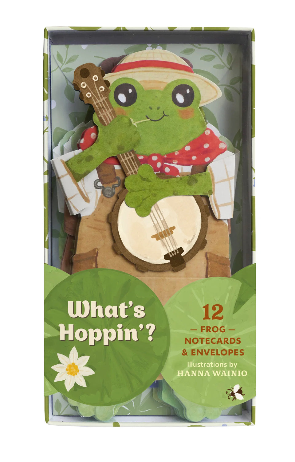 What's Hoppin'? Frog Notecard Set