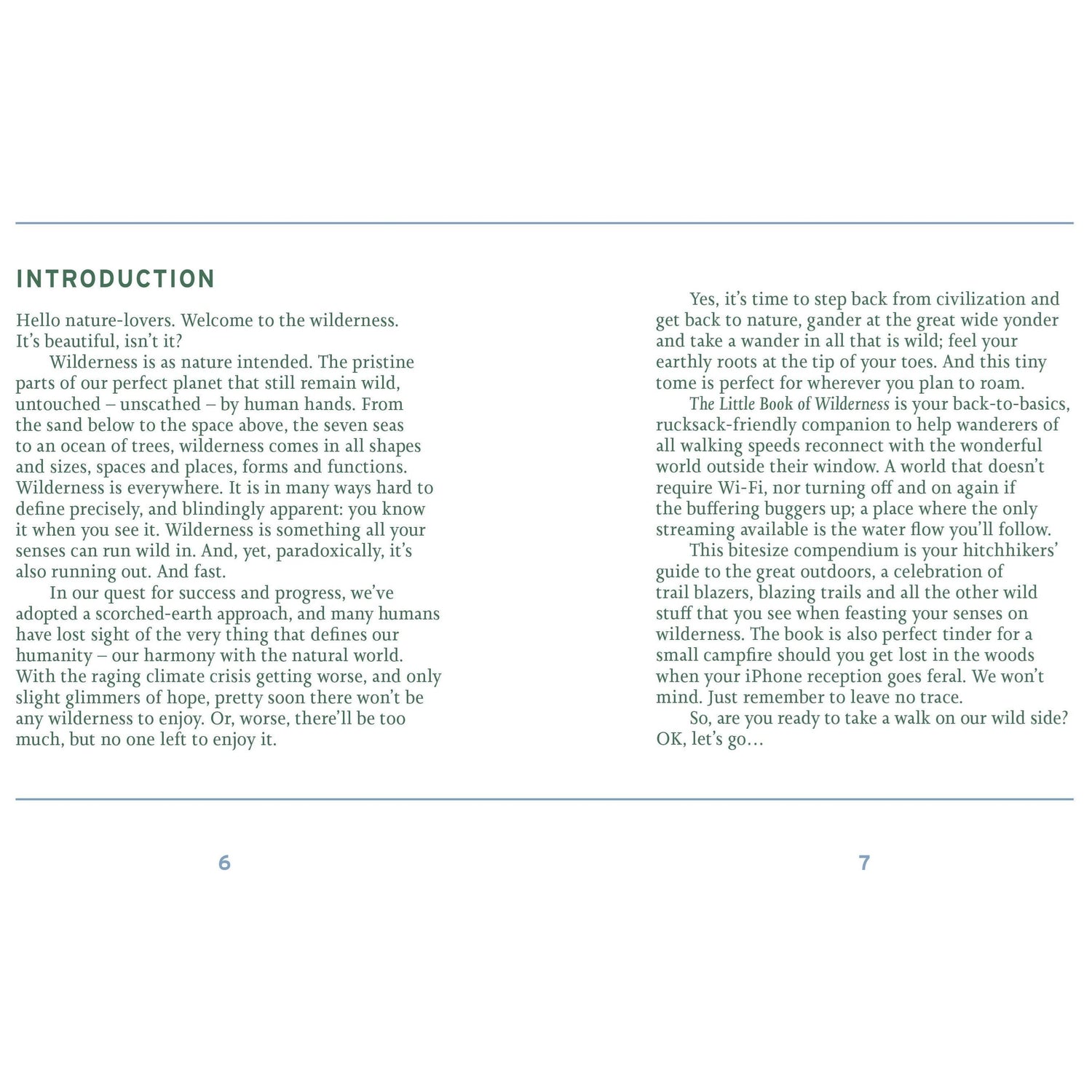 The Little Book Of Wilderness