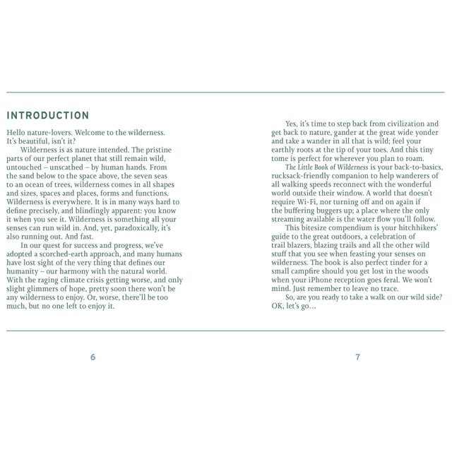 The Little Book Of Wilderness