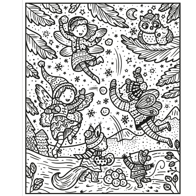 Winter Wonderland Magic Painting Book