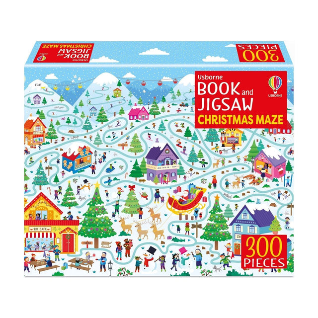 Christmas Maze Book & Jigsaw