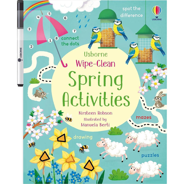 Wipe Clean: Spring Activities Book