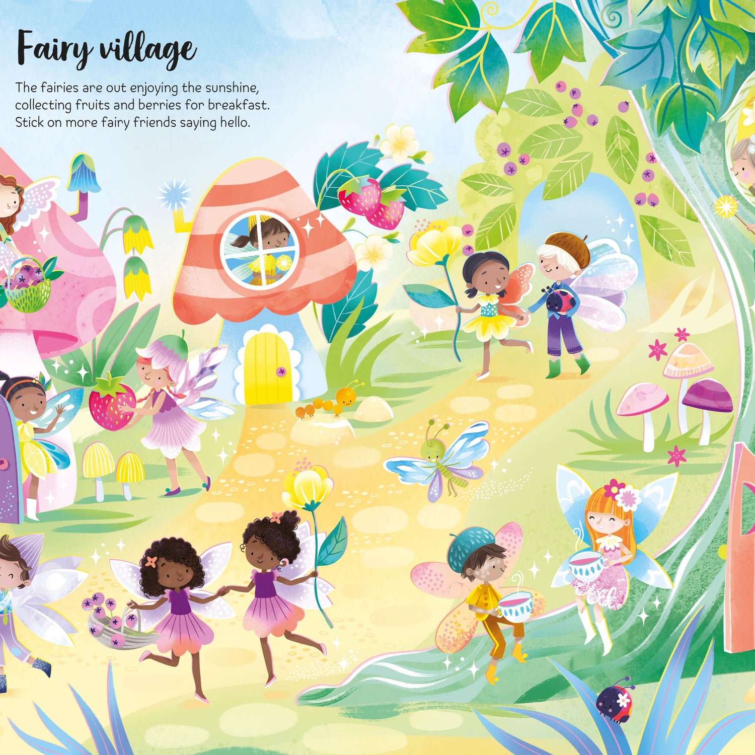 First Sticker Book: Sparkly Fairies