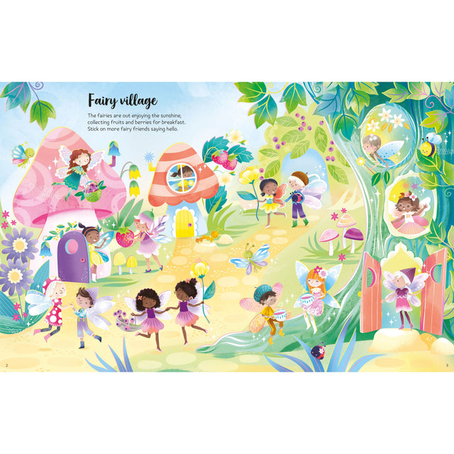 First Sticker Book: Sparkly Fairies