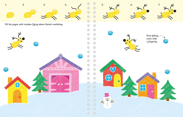 Finger Print Activities: Santa's Workshop