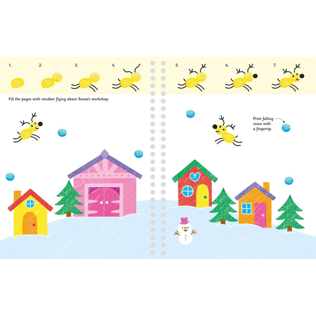 Finger Print Activities: Santa's Workshop