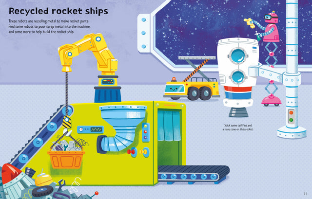 First Sticker Book: Robots