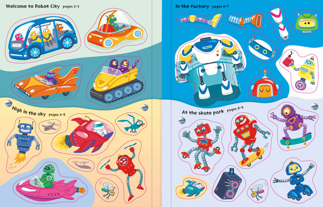 First Sticker Book: Robots