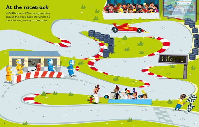 First Sticker Book: Cars Trains & Planes