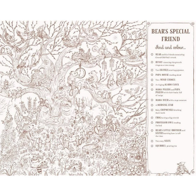 Brown Bear Wood Colouring And Spotting Book