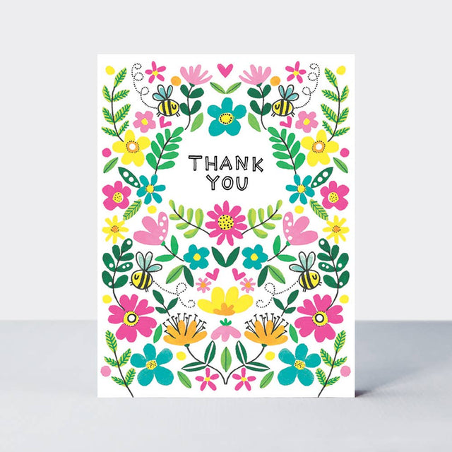 Floral Thank You Pack of Notecards