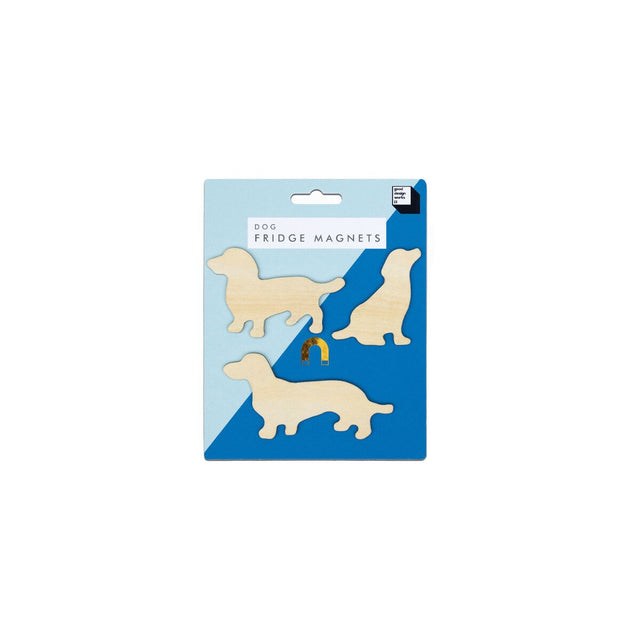 Wooden Dog Magnets