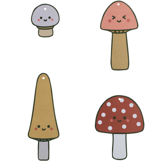 Mushroom Paper Tags