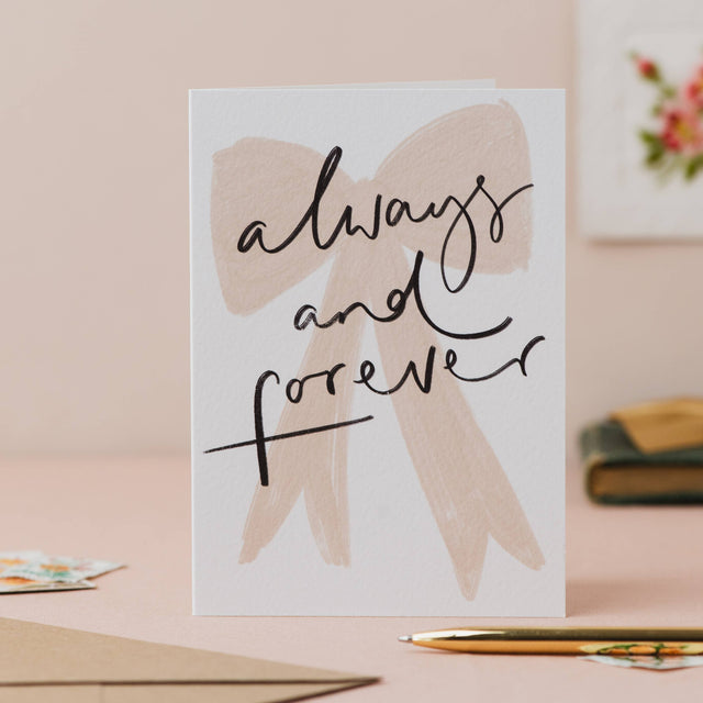 Always & Forever Bow Card