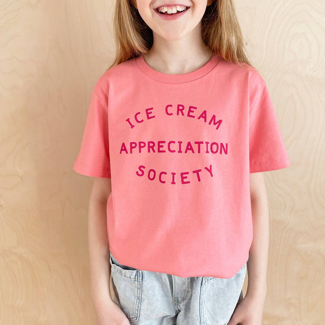 Bubble Gum Ice Cream Appreciation Society - Kid's T-shirt