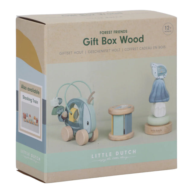 Forest Friends Wooden Gift Set