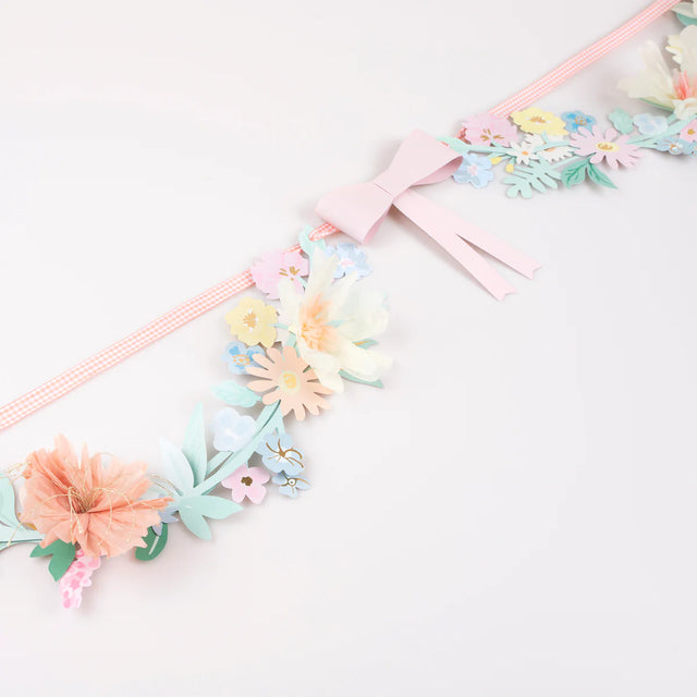 Flower & Bow Garland