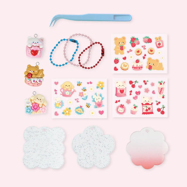 Kawaii Bag Charms Sticker Craft Kit
