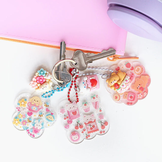 Kawaii Bag Charms Sticker Craft Kit