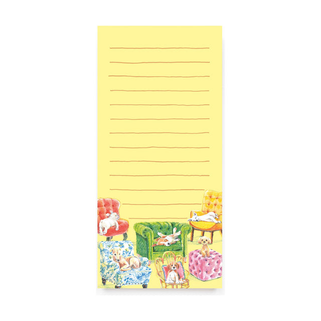 Dogs & Armchairs List Pad